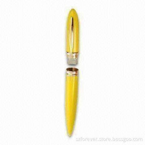 Pen Flash Memory with 1 to 64GB Flash Memory Capacity, Logo Printed-free
